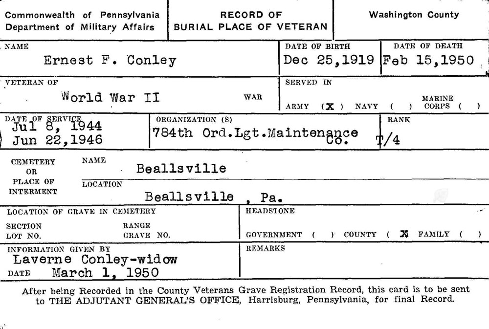 Ernest F. Conley